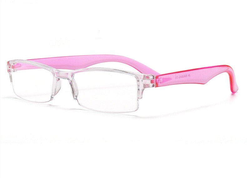 YOOSKE demi-cadre lunettes de lecture presbyte lunettes femmes hommes Prescription vue lointaine lunettes loupe avec tissu