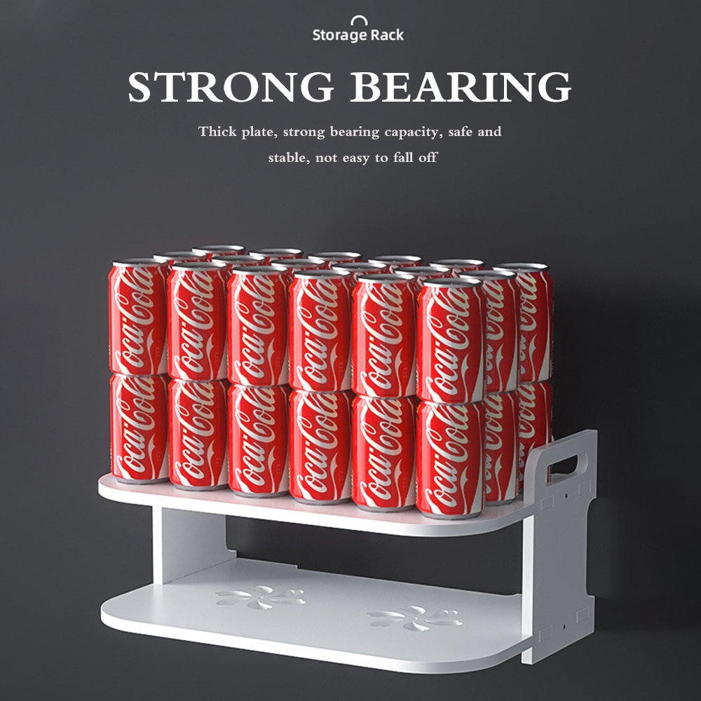 Estante para colgar en la pared, sin perforación, respetuoso con el medio ambiente, gran almacenamiento, estante flotante para decodificador, enrutador, consolas de juegos