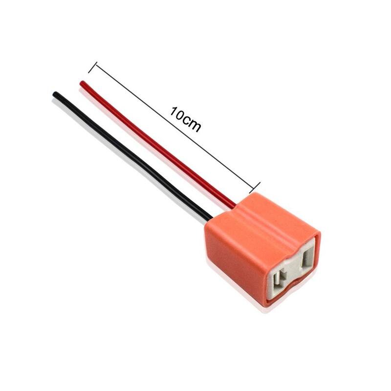 H7 headlight lamp holder ceramic car H7 socket ceramic bulb holder connector car conversion cord plug