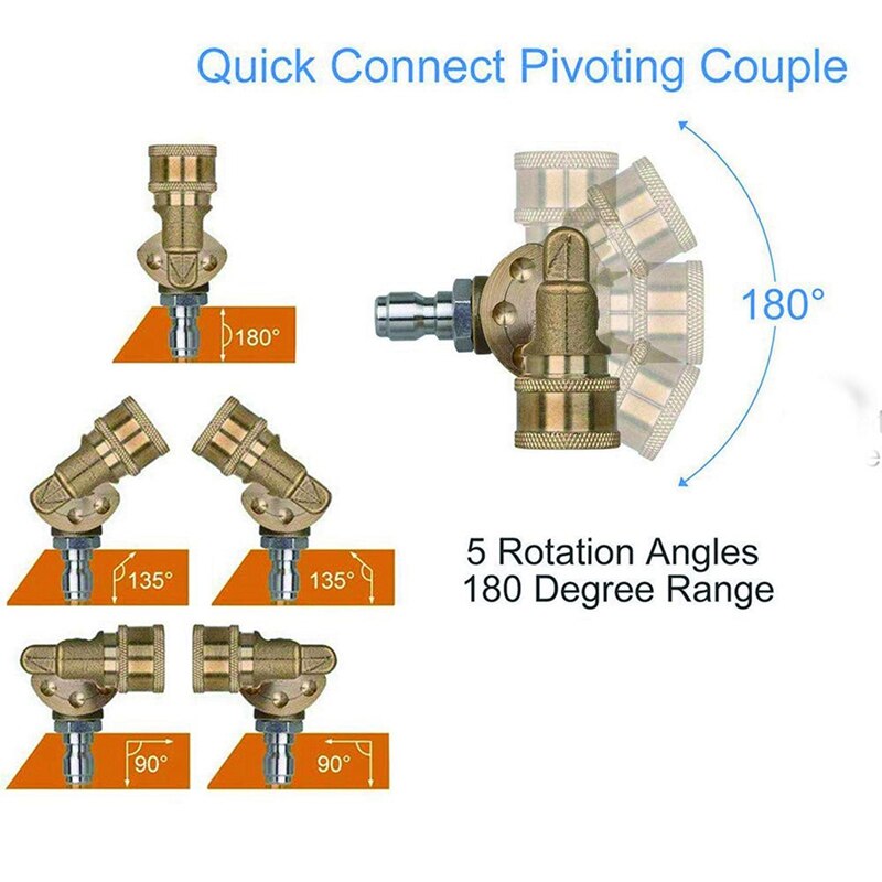 100 Pcs Drip Emitters,360 Degree Water Flow Drip Irrigation System &amp; 1 Set Pressure Washer Extension Spray Wand