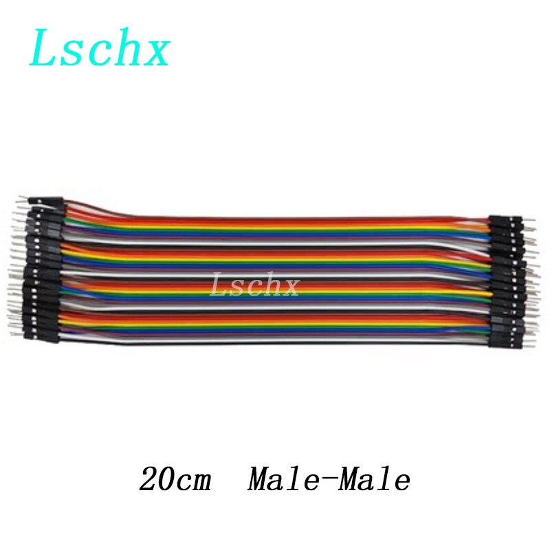Fils de Raccordement DuPont pour Arduino, Câble de Connexion Mâle à Mâle + Femelle à Femelle et Mâle à Femelle, Kit de Bricolage, 40 Pièces: 20cm Female-Male