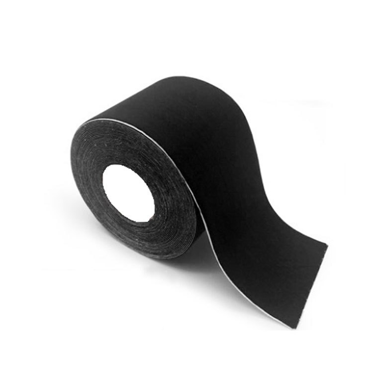 Vier Seiten Elastischen Muskel Sport Tape kinesiologie Sport Aufkleber Kinesiotapes Rolle Baumwolle 5cm * 5m Nylon Intramuskuläre Verband: 4 black / 5cmX5m