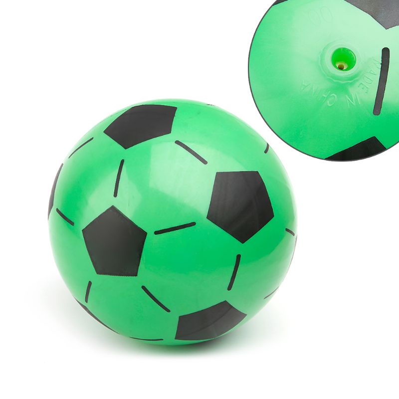 Children Soccer Ball Kid Training Inflatable Football 20cm Elastic Inflatable Balls Color Random