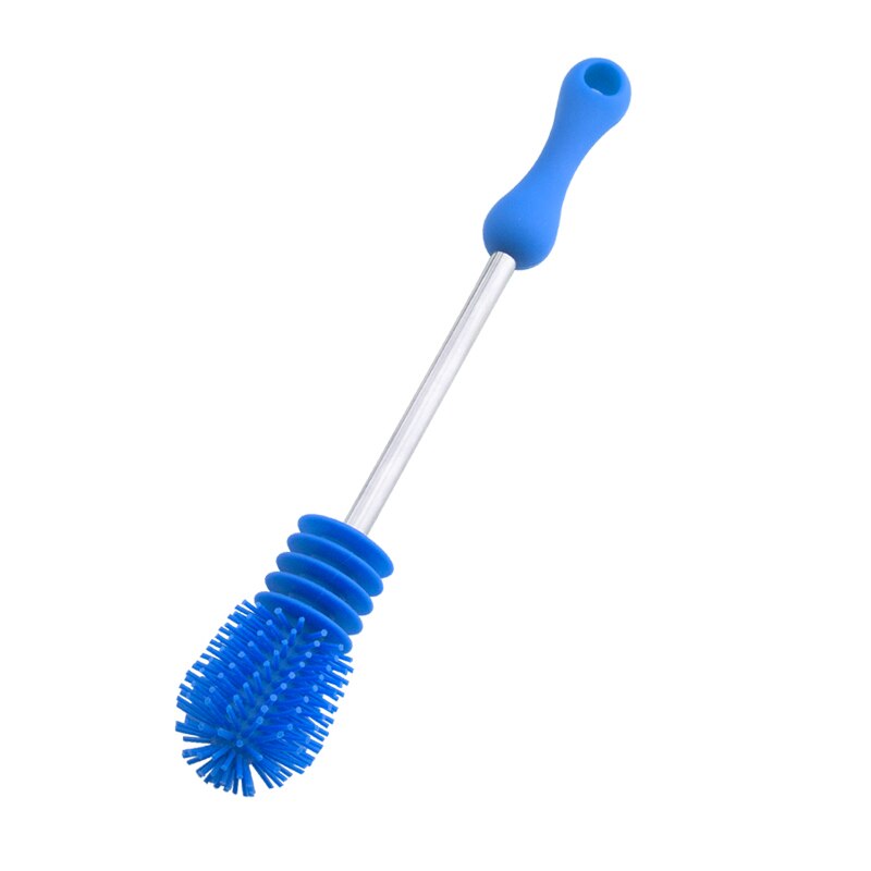 Cepillo para botellas de bebé, herramienta de limpieza de silicona para fregar botellas, único, Limpiador de cocina, 1 unidad