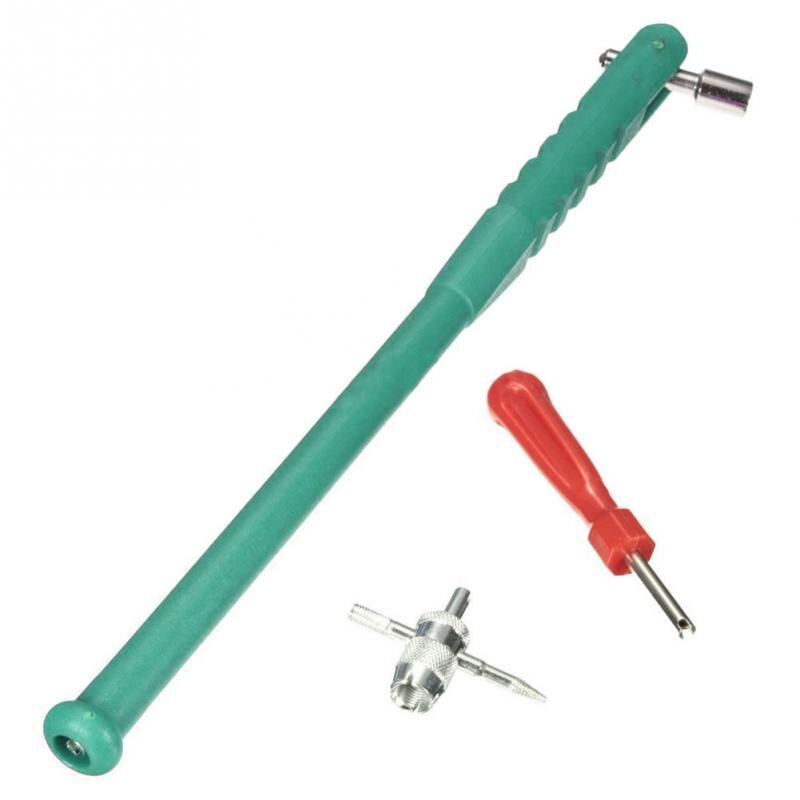 Universal 1 Set Tire Valve Puller Tire Repair Tools Tire Hub Valve Installation Repair Tool Car Mot Pull Removal Wrench Tool Kit