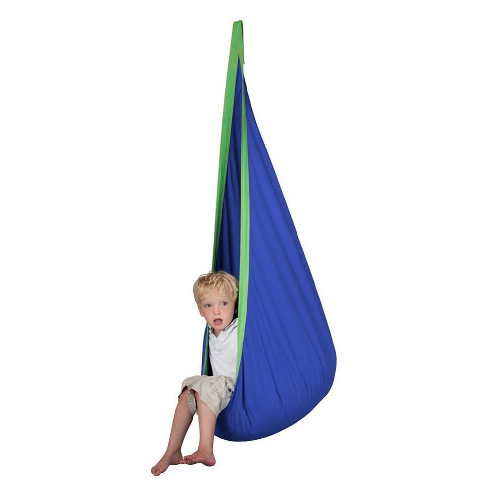 Silla de hamaca para niños, Columpio de tela de paracaídas para exteriores, silla hamaca colgante para interiores