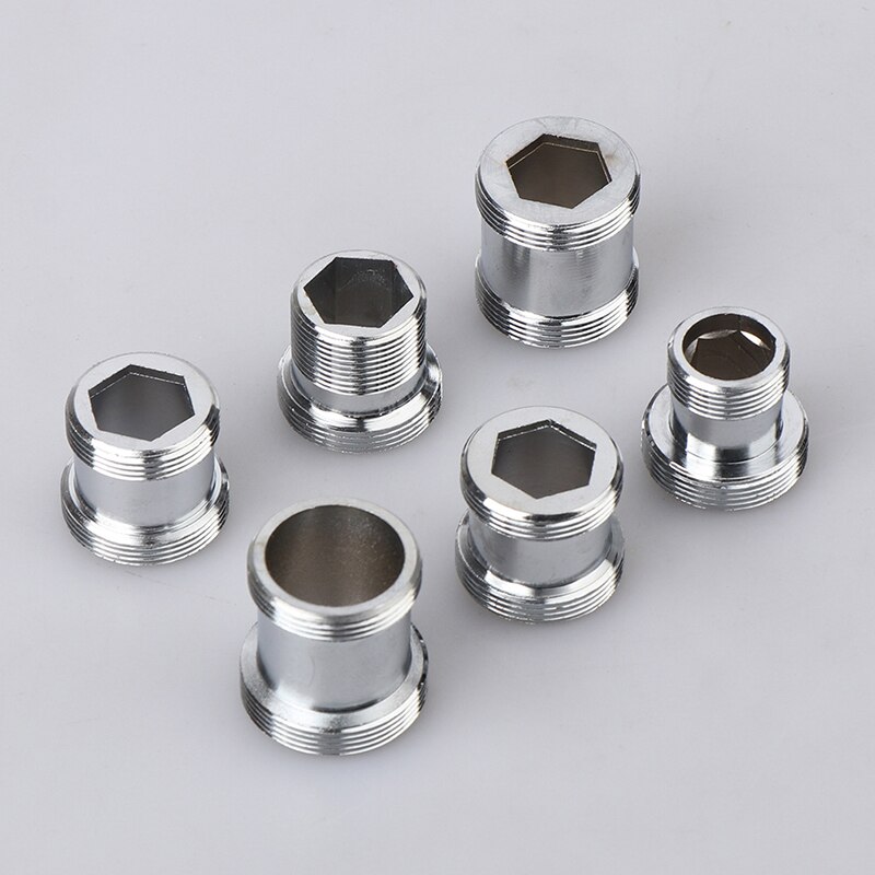 1pc Bathroom Kitchen Faucet Spout Accessories Faucet Adapter M16/M18/M20/M21/M22/M24 Thread Transfer Thread Brass Connector