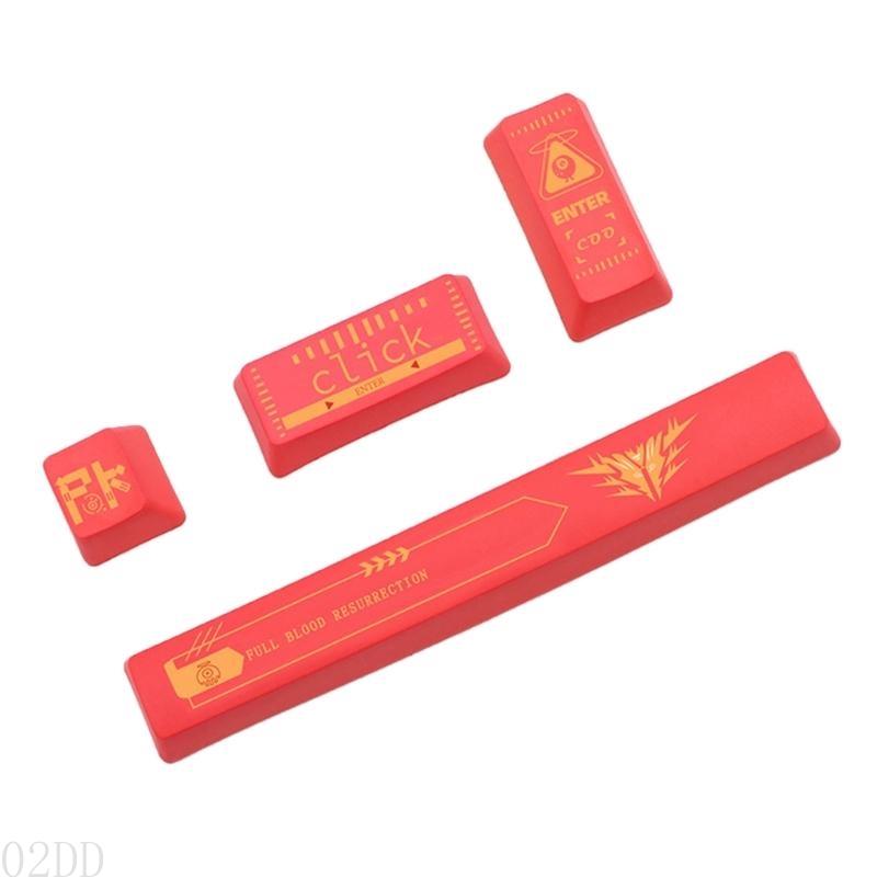 02DD Keyboard KeyCaps 4 KeyCap Space 6.25U ESC Enter Right Enter PBT Beauty Enter Voer PBT Beauty in
