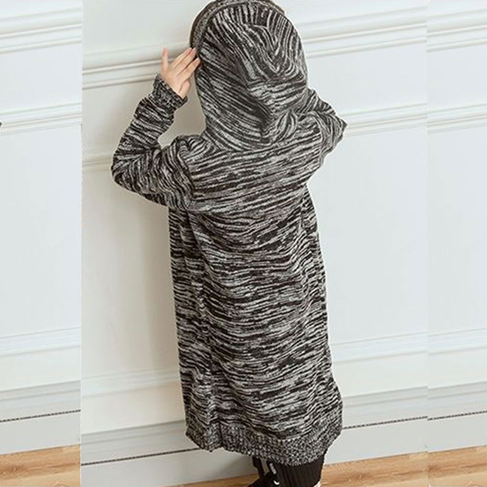 Girls Knitted Sweaters Children Cardigan Hoodie Long Sleeve Teenage Outerwear Boys Warm Coats Kids Outfits 6 8 10 12 14 16 Years