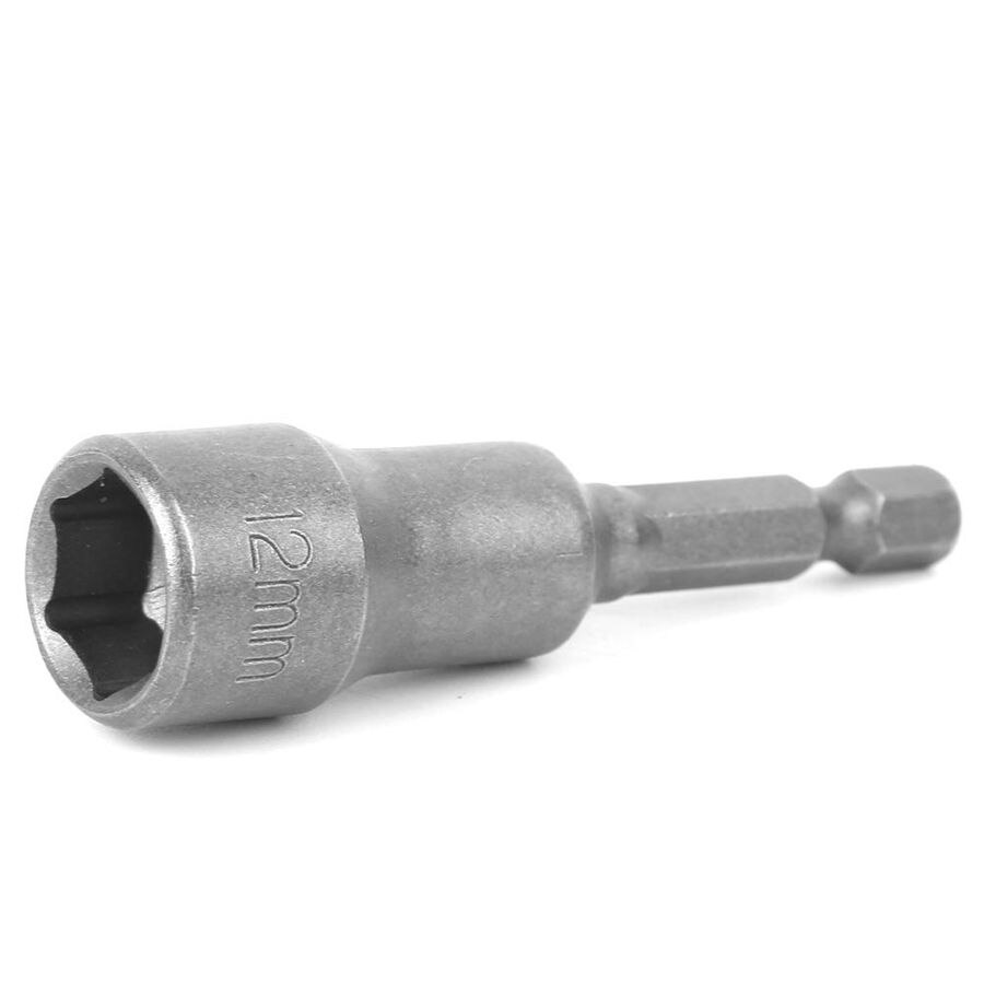 5Pcs 12mm Magnetic Hex Socket Tool Steel Electric Screwdriver Magnetic Drill Bit Adapter