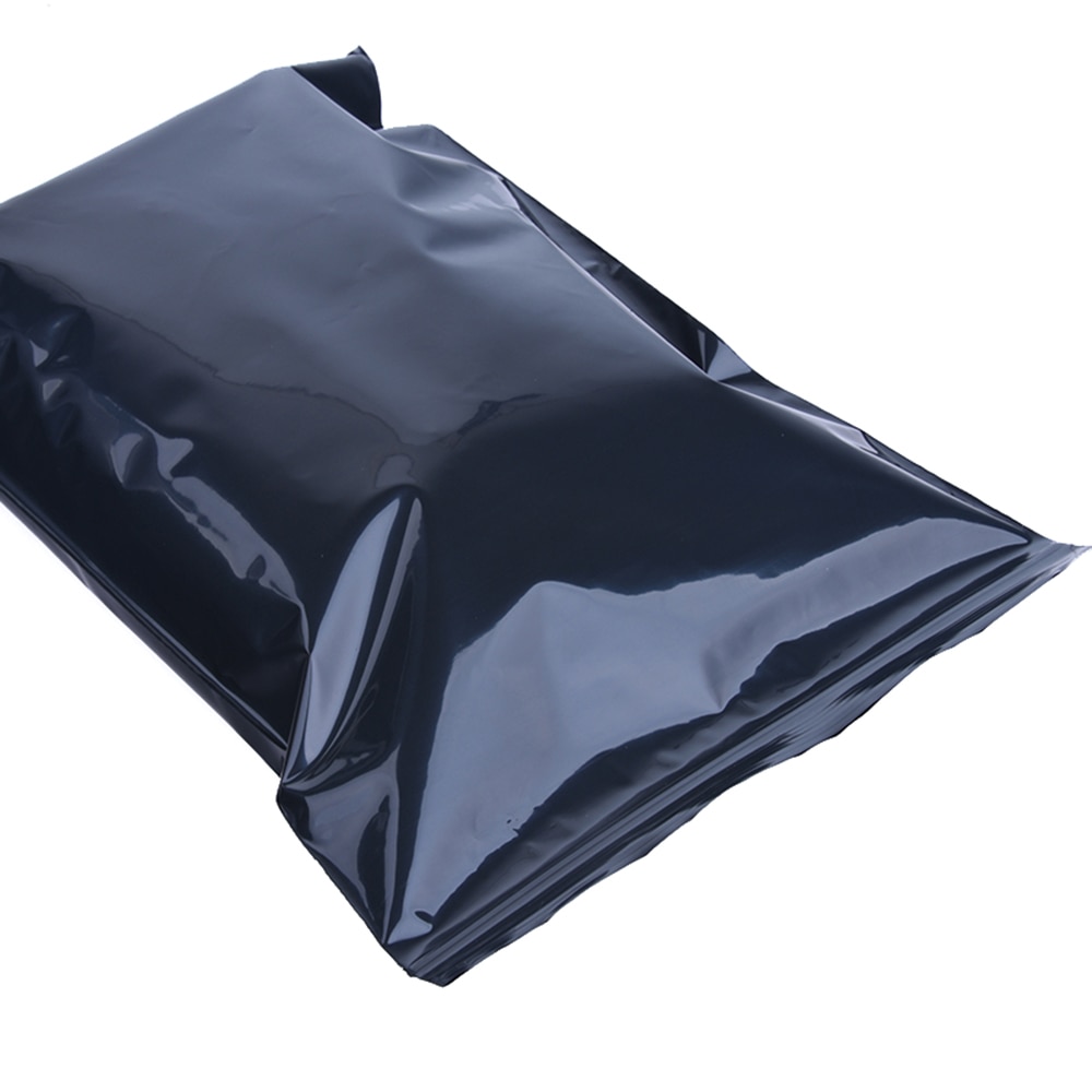 Useful 100pcs/lot Black Color Self Sealing Plastic Bags,ziplock Poly Bags Zipper Bags Zip Lock Storage Bags