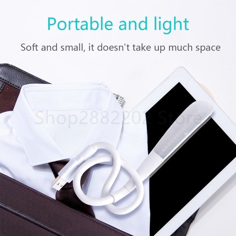 Portable Mini USB Light LED Lamp 14LEDS Flexible In-line USB Light Ultra Bright Nightlight for Power Bank PC Laptop