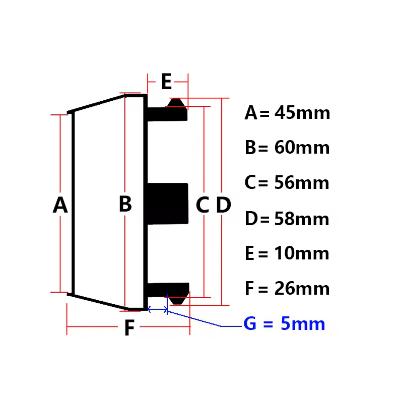 4 st/set 60mm bilfälgar centrumkåpor fälg navkåpor dammtäta skydd hjul bildäck fälgar tillbehör