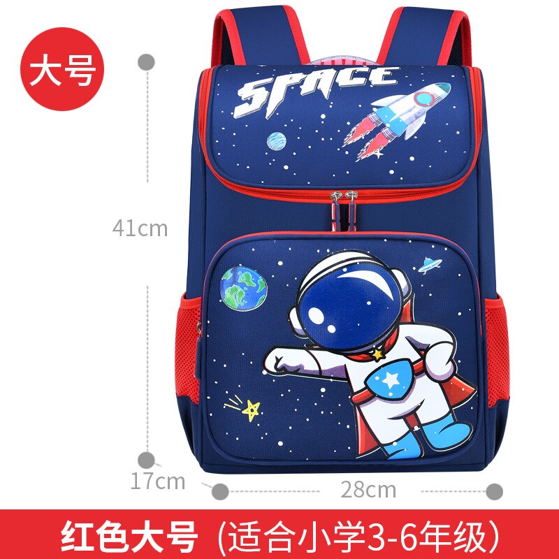 Kinderen Schooltassen Voor Meisjes Jongens Orthopedische Rugzak Kids Rugzakken Schooltas Basisschool Rugzak Kids Book Tassen Mochila: large red