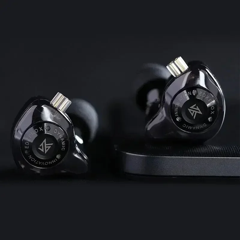 Auriculares KZ EDX PRO X con cable, auriculares con unidad dinámica, auriculares deportivos con cancelación de ruido de graves HIFI con micrófono KZ ZSN, auriculares EDC de música