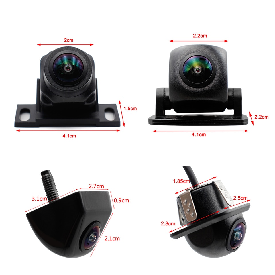 170 Fisheye Lens Intelligent Universal Vehicle Backup Camera Car Rear View Reverse Trajectory Camera with Dynamic Guide Line HD