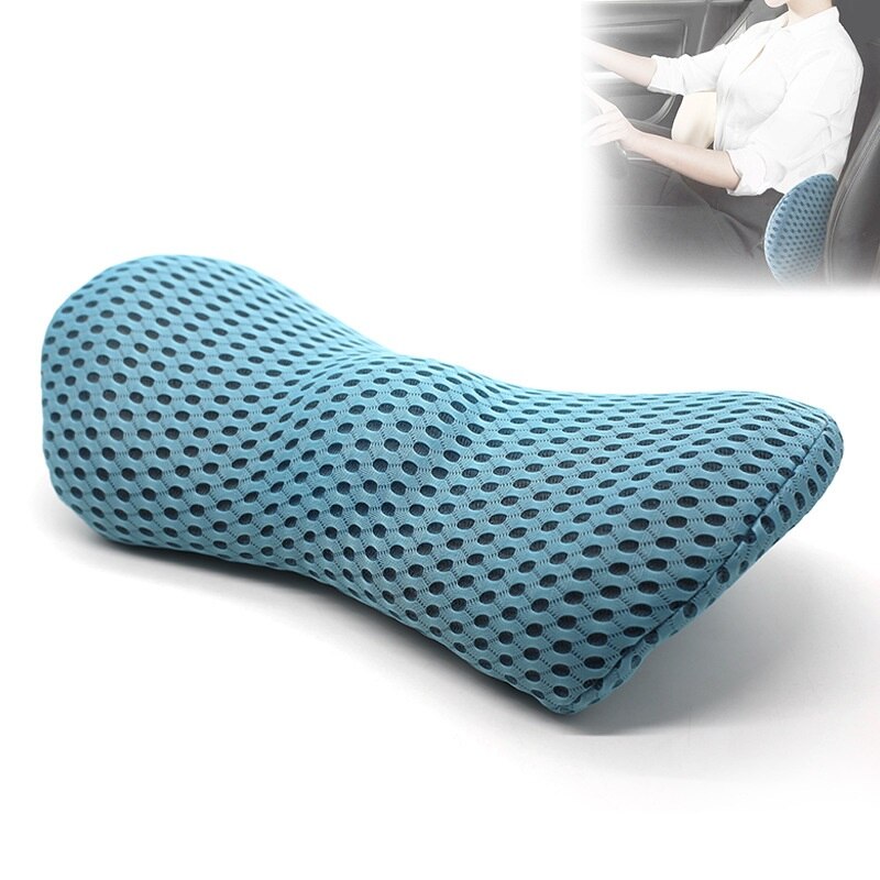3D Memory Foam waist cushion Pillow Lumbar Support Pillow Car Seat Protect Spine Vertebral Low Back Cushion Bed Sleeping Pillow
