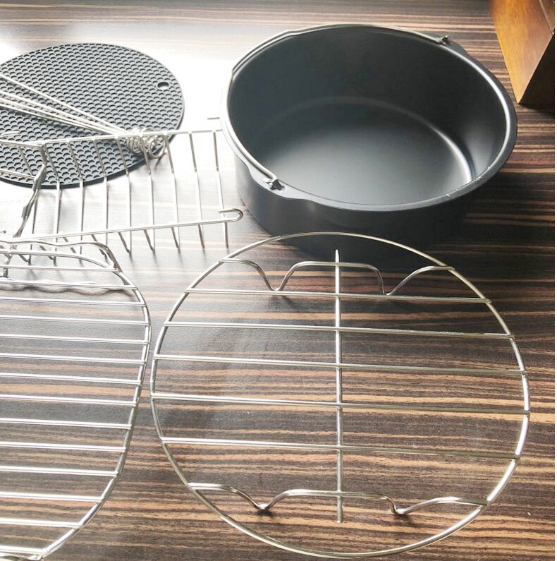 12pcs/set 7 Inch Air Fryer Accessories for Gowise Phillips Cozyna and Secura Fit all Airfryer 5.3QT to 5.8QT