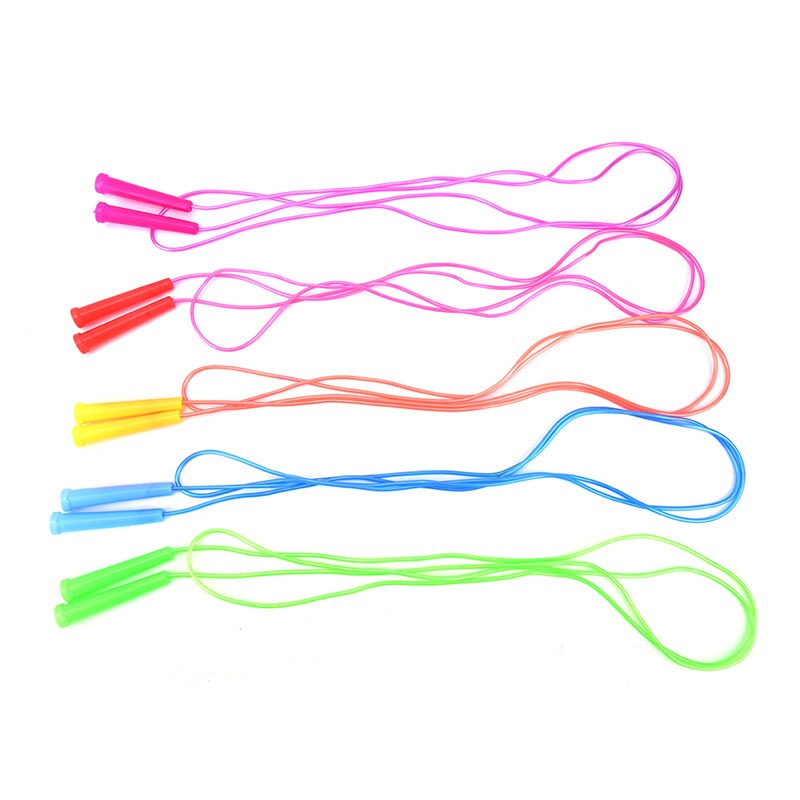 1pc colorful 2.4m PVC jump rope adjustable jump fitness fitness exercise jump rope suitable for students and children