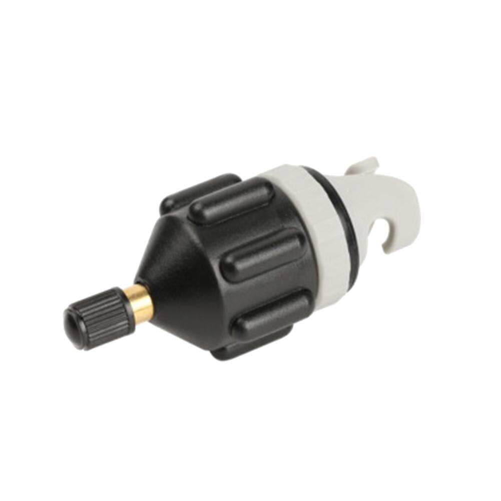 Ruderboot Luft Ventil Adapter Nylon Aufblasbare Pumpe Adapter für sup Gremium Kajak Zubehör: Schwarz