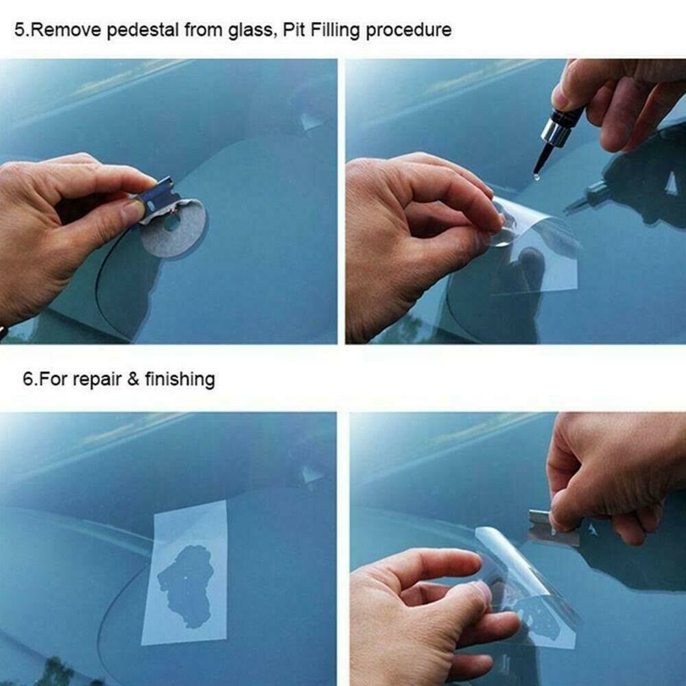 Glass Crack Car Window Repair Tool Chip Glass Antioxidant Waterproof 10ml