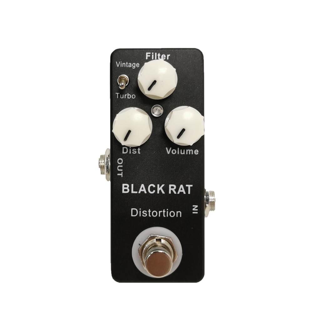 MOSKY Black RAT Distortion Mini Guitar Effect Pedal True Bypass Guitar Parts & Accessories