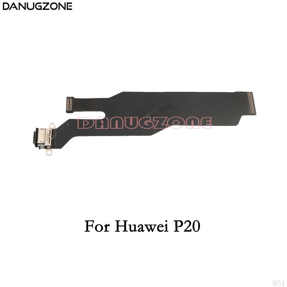 Porta USB di Ricarica Dock Presa di corrente Connettore Martinetti Consiglio di Carica del Cavo Della Flessione Per Huawei P10 Lite P9 Più P20 Pro: For P20