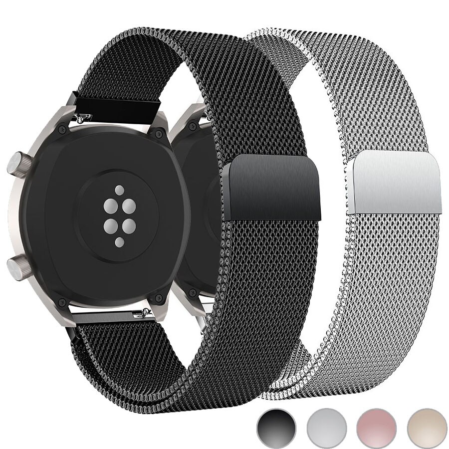 Voor huawei watch  gt 2 42mm gt  gt2 46mm horlogeband magnetische milanese armband roestvrij staal 20mm 22mm horlogeband