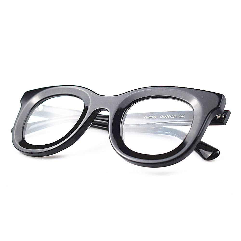 Acétate hommes Vintage rond lunettes optiques cadre lunettes optiques de luxe japonais à la main lunettes hommes