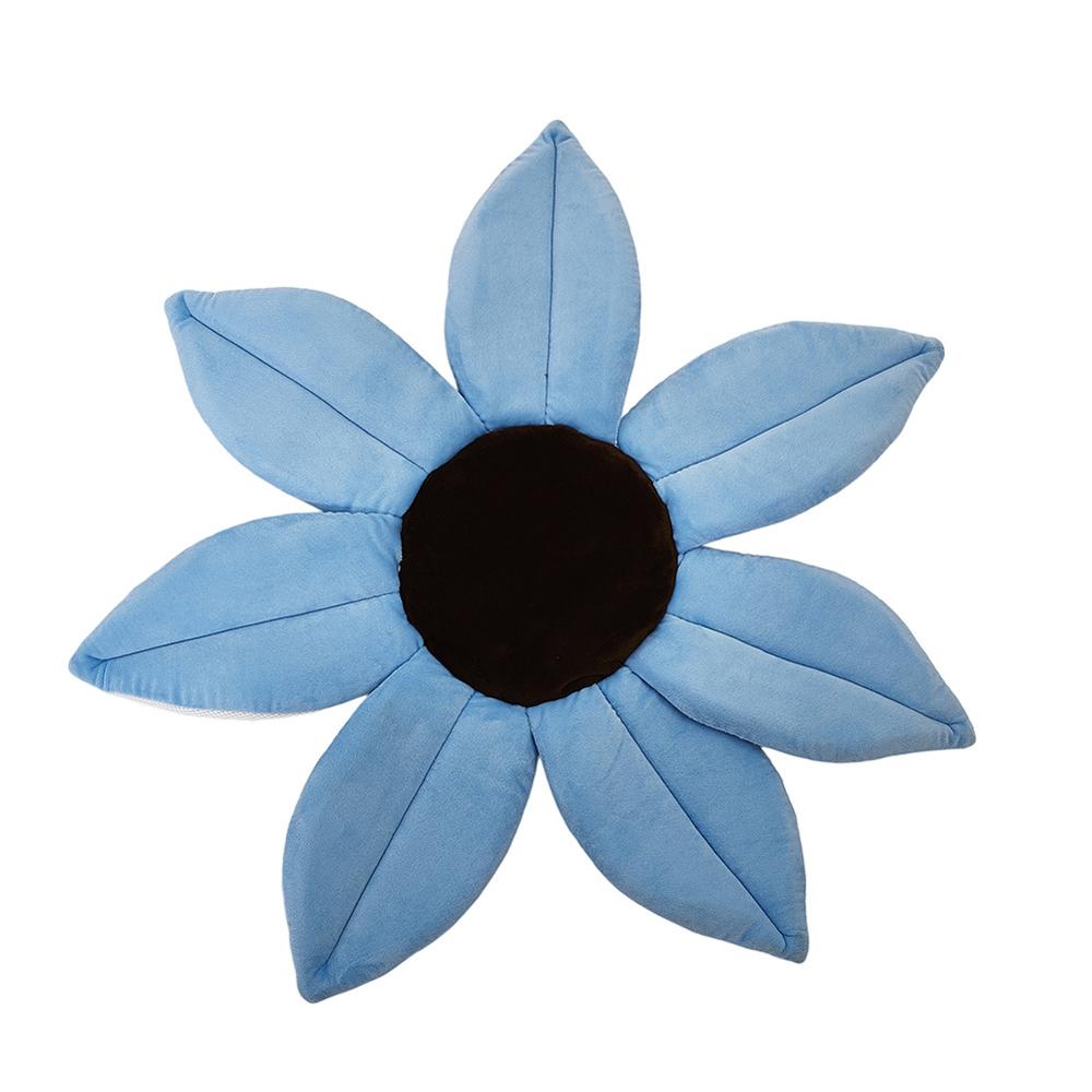 Bloem Speelkleed Bad Kussens Voor Baby Bloeiende Sink Bad Voor Bescherming Baby Wastafel Douche Leuke Zachte Kussen Pasgeboren: 533-blue