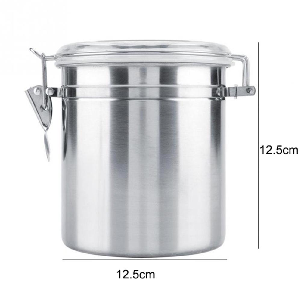 4/5 tommers metallforseglet boks melkepulver kaffebønner te tankbeholder med deksel