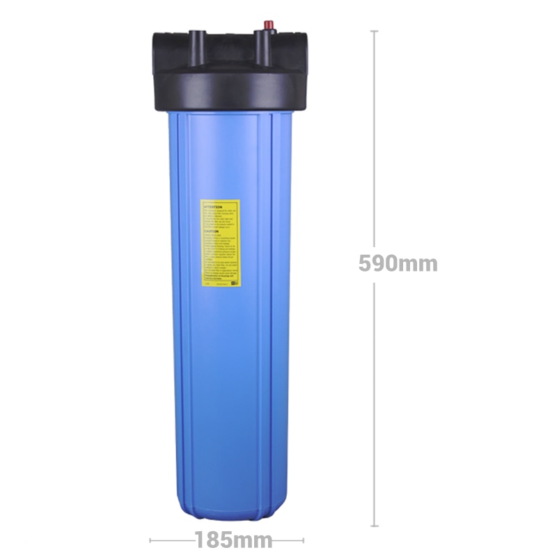 Carcasa grande para filtro de agua, filtro azul de 20 pulgadas, a la venta
