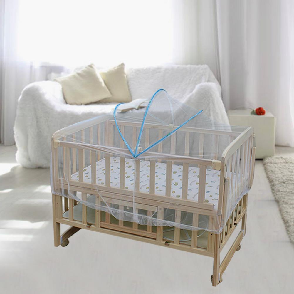 Rede mosquiteira para bebê berço net mosquito dossel cama redonda anti-mordida berçário infantil berço tenda para bebê crianças suprimentos