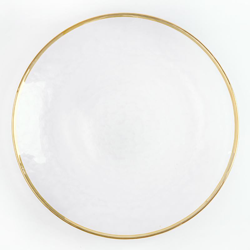 Dinner Plates 12inch Large Size Dessert Plates Bone China Steak Dishes Large Size Serving Tray Tableware: 33cm