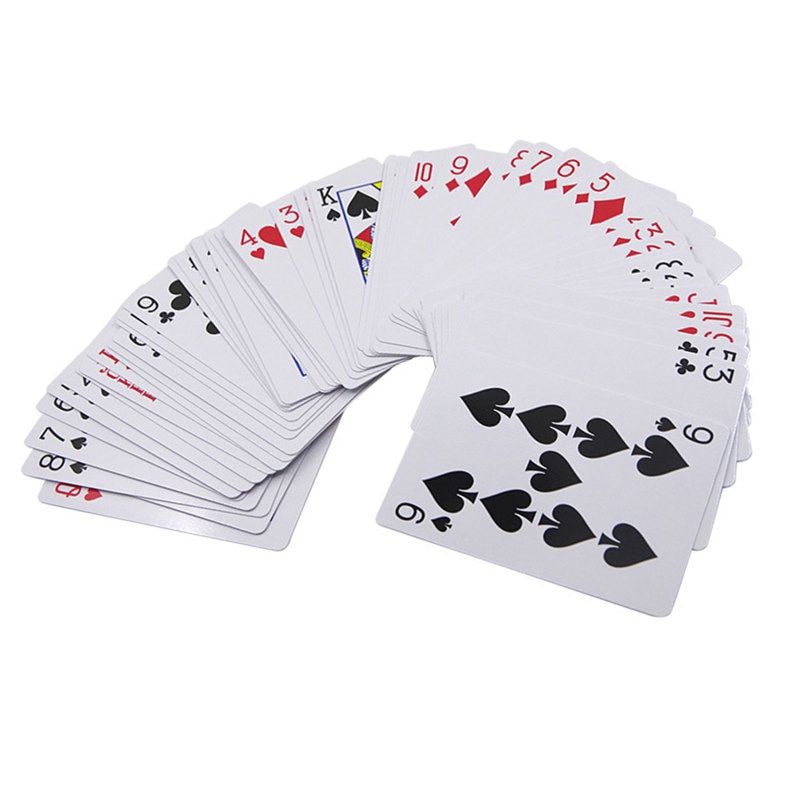 Pvc Poker Kaarten Waterdichte Texas Hold'em Speelkaarten Black Jack Plastic Game Card Poker Game Board Game Card