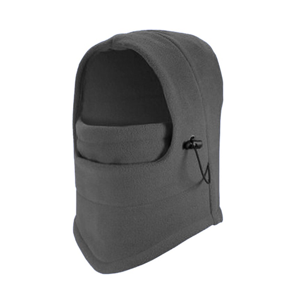 Men Women Winter Windproof Hat Fleece Thermal Warm Thick Adjustable Hiking Cycling Outdoors Headgear: GS2131DGY