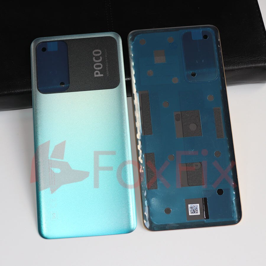 Original For Xiaomi POCO M4 Pro 5G Back Battery Cover Rear Door Housing Case Replacement For POCO M4 Pro 5G 21091116AG MZB0BGVIN