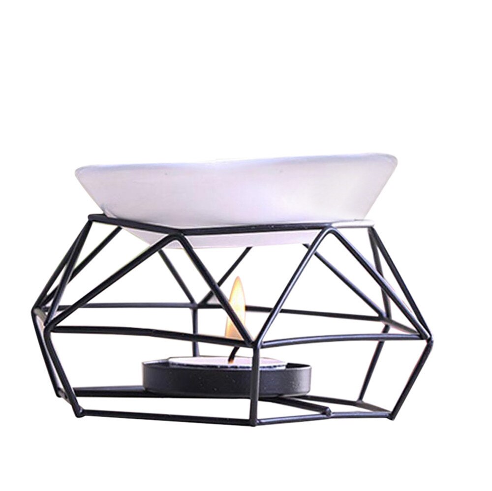 Stainless Steel Oil Burner Candle Aromatherapy Oil Lamp Home Decorations Aroma Furnace