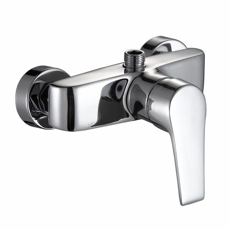Bathroom Mixer Bath Tub Brass Chrome Mixing Control Valve Wall Mounted Shower Faucet Cold And Concealed Faucet