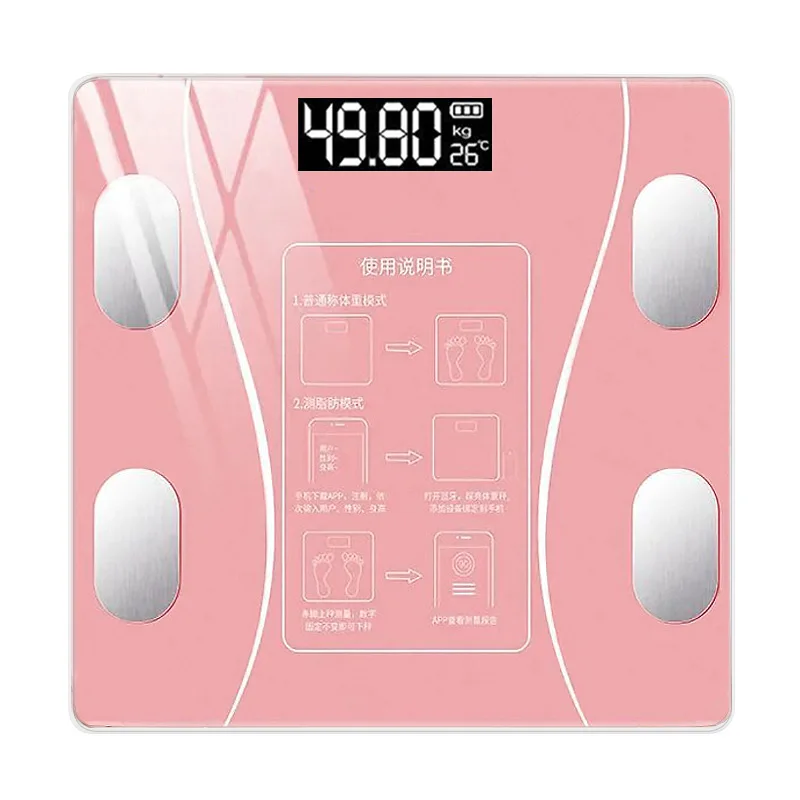 USB Electronic Scale Intelligent Weighing Scale Small Cute Electronic Weighing Adult Precision Human Scale Weighing Scale