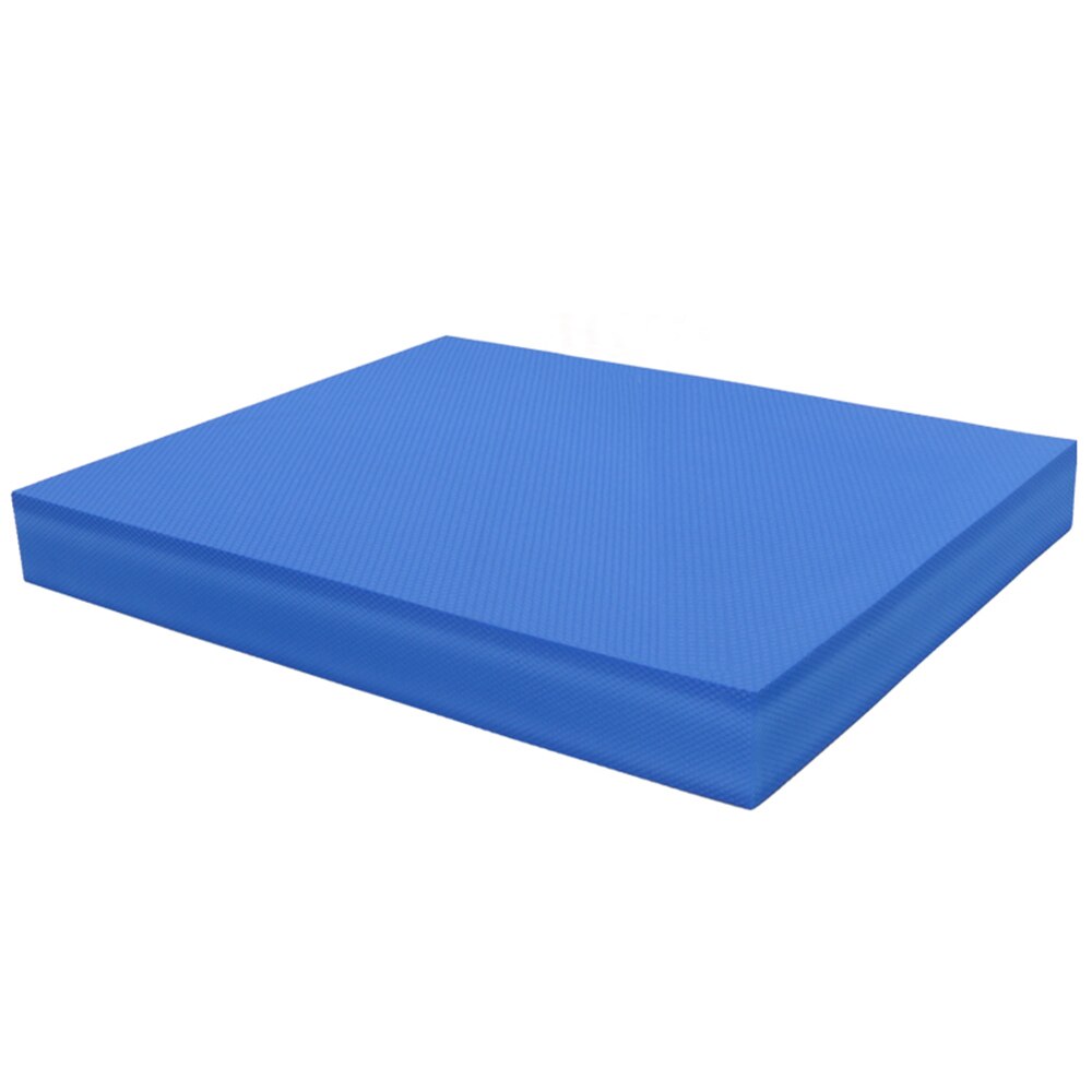 Yoga Zachte Balans Pad Foam Stabiliteit Pad Dikke Balancecushion Oefening Trainer Balancer Fitness Training Yoga Pilates Board: Blauw