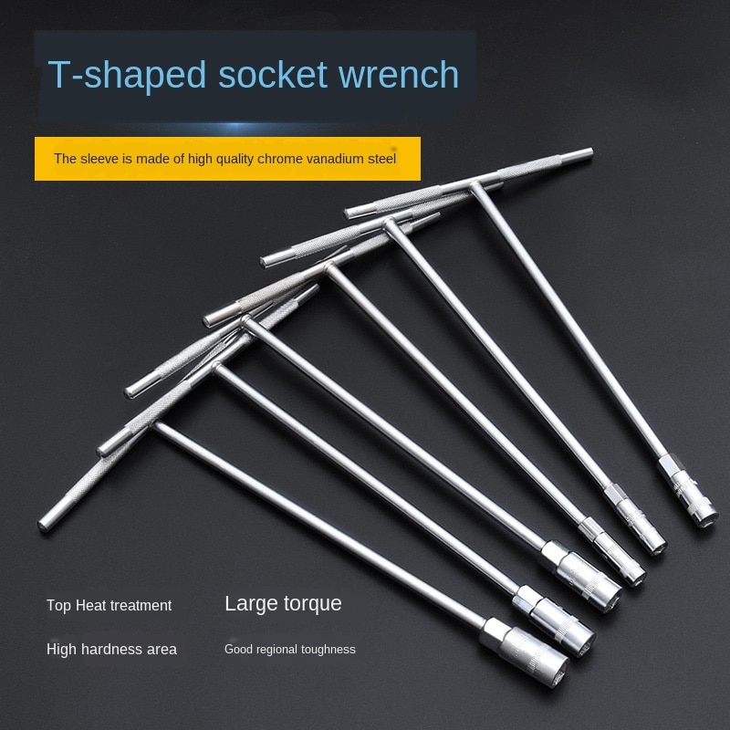 11Pcs/Set 1/2 Inch Short Socket Set CRV 10-24mm Deep Socket Adapter for Torque Ratchet Socket Wrench Spanner Repair Tool