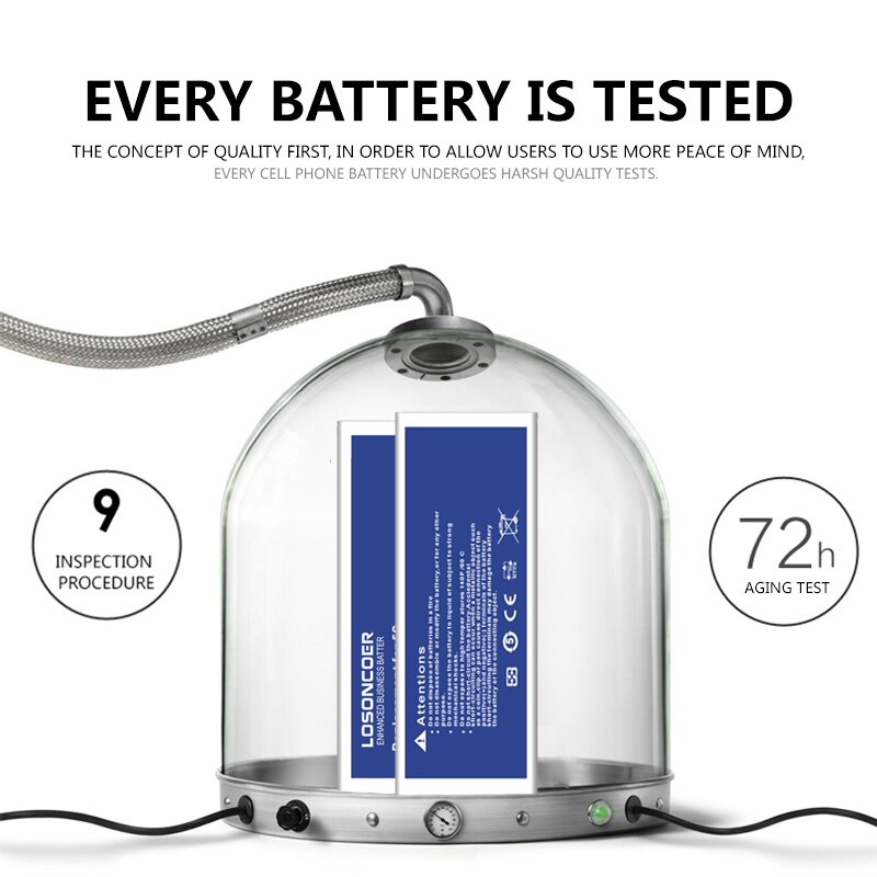 Losoncoer 2100 Mah Voor Apple Iphone Se 5SE Batterij Hoge Capaciteit Telefoon Batterijen + Gratis Tools Standhouder Stickers