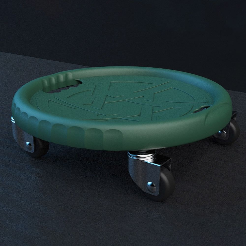 Noiseless Glide Abdominal Roller Wheel Multifunctional 4-wheel Abdominal Muscle Trainer Safety 150kg Bearing Load