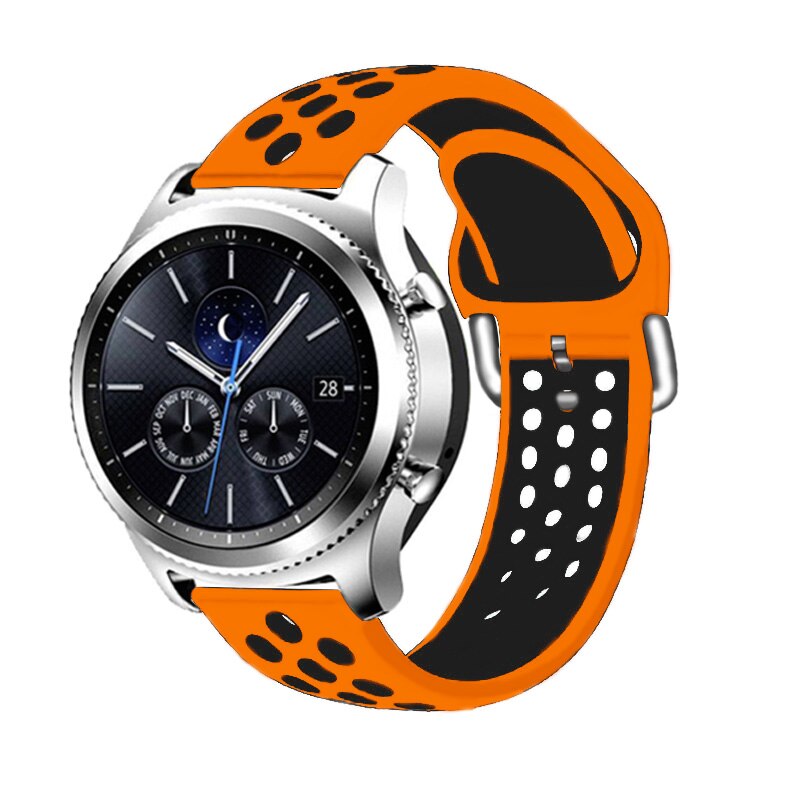 20/22mm pehmeää silikonista urheiluranneke xiaomi amazfit bip gts gtr -ranneke huami amazfit pace stratos gtr 42 47mm -ranneke: A / 20mm