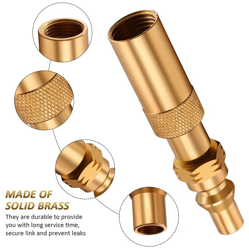 1/4 Inch Low Pressure Quick Disconnect Or Connect Conversion Fitting Works for Blackstone Tabletop Grill, 17 Inches and 22 Inche