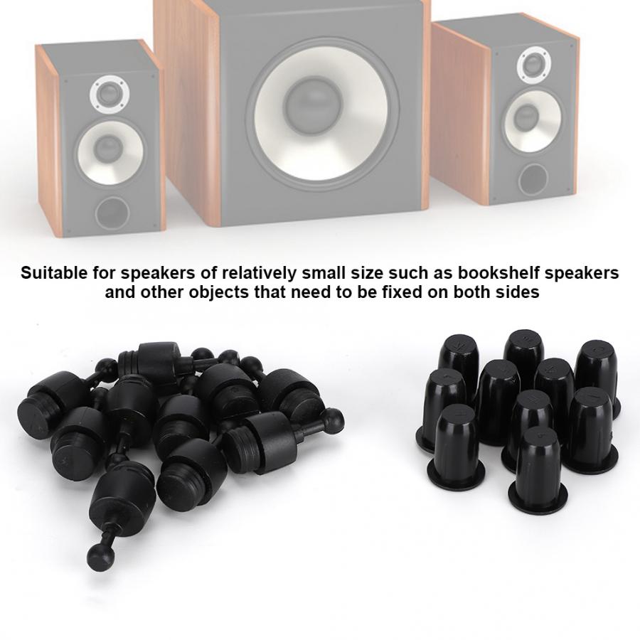 10 coppie fibbie per altoparlanti Audio fai-da-te altoparlante in plastica bottone di fissaggio a maglie bottone a scatto per altoparlanti di dimensioni mini fibbia a scatto