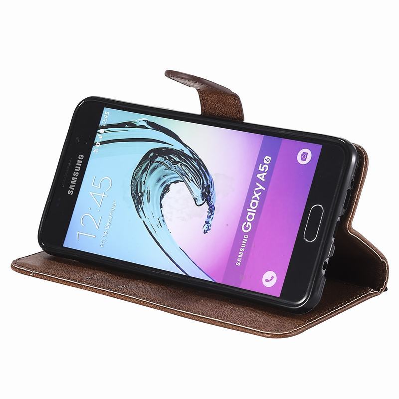 Abdeckung fallen Für Samsung Galaxis A5 Luxus Magnetischen kippen Stand Brieftasche Leder Telefon Fälle Für Samsung Auf A56 A510 Jahrgang Taschen