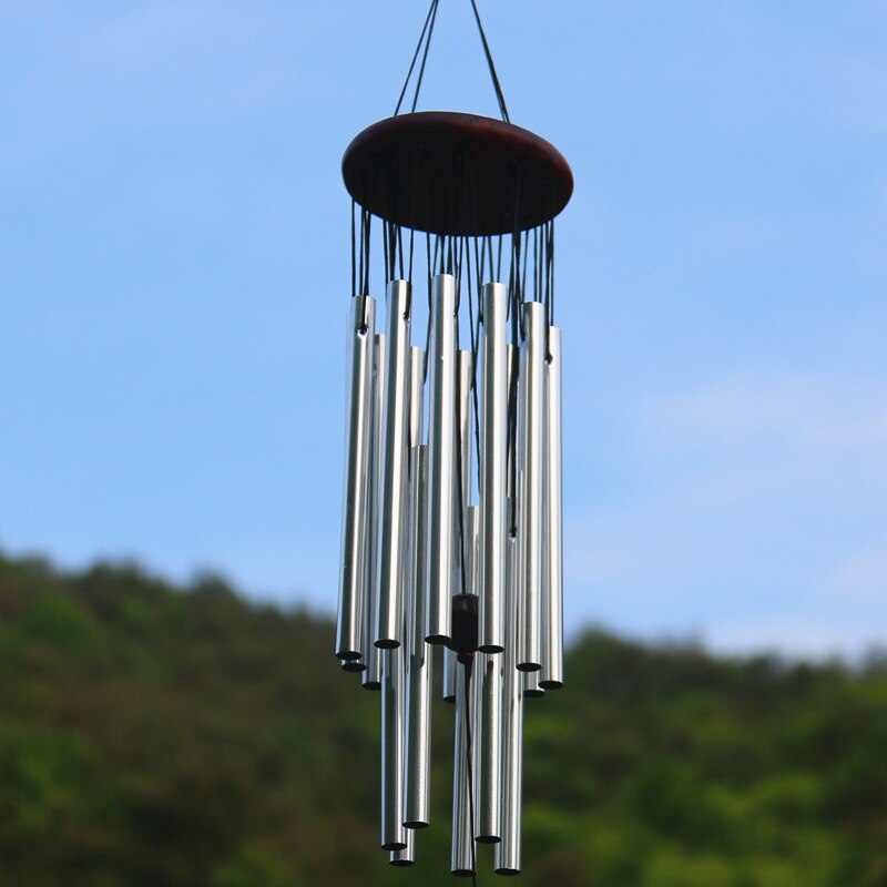 Newly Wind Chimes Outdoor Large Deep Tone Hanging Ornament Garden Home Mobiles Windchime TE889