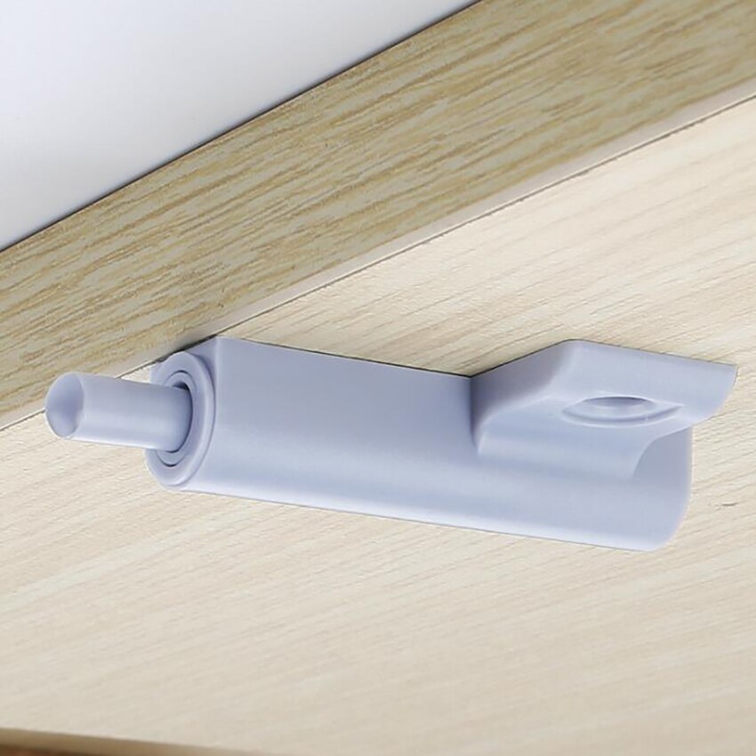 Rubber Head Push Latch Heavy Duty Push to Open Cabinet Latch Push to Close Quiet Buffer Catch for Drawer Cupboard Cabinet